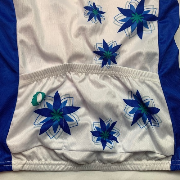 Pearl Izumi Blue White Top S - Picture 4 of 5